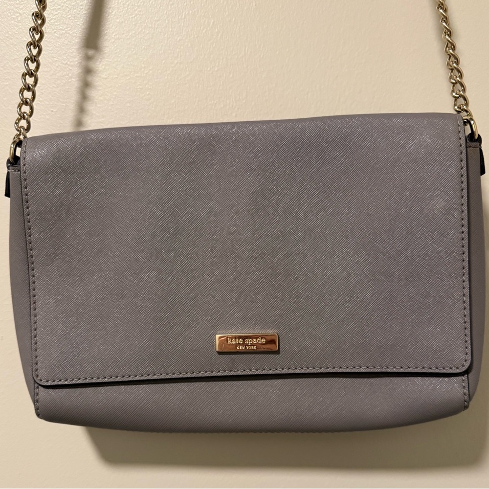 Kate Spade Light Gray Crossbody Bag